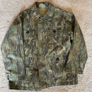 Vintage Smokey Branch Camo Military Button Up Jacket